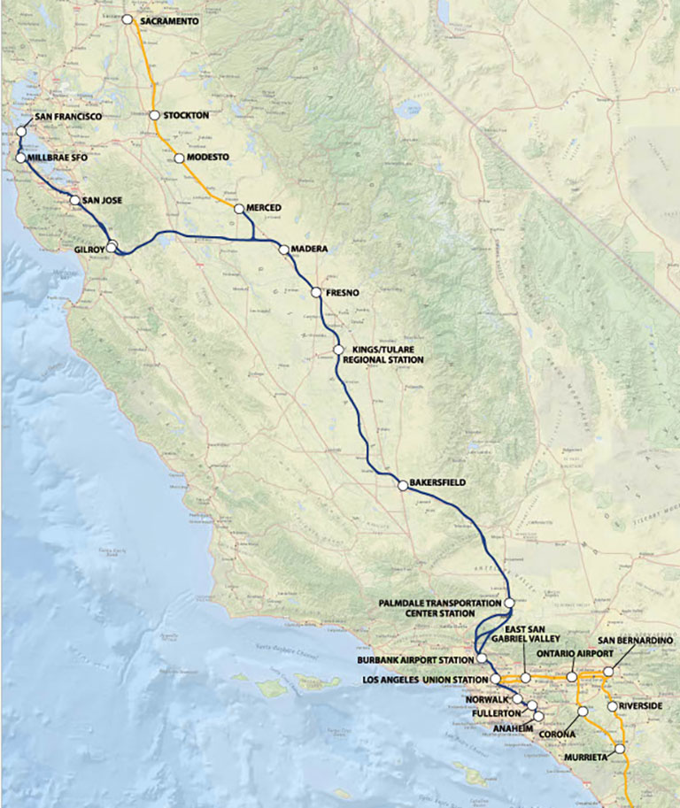 California to Get US's First High-Speed Rail System